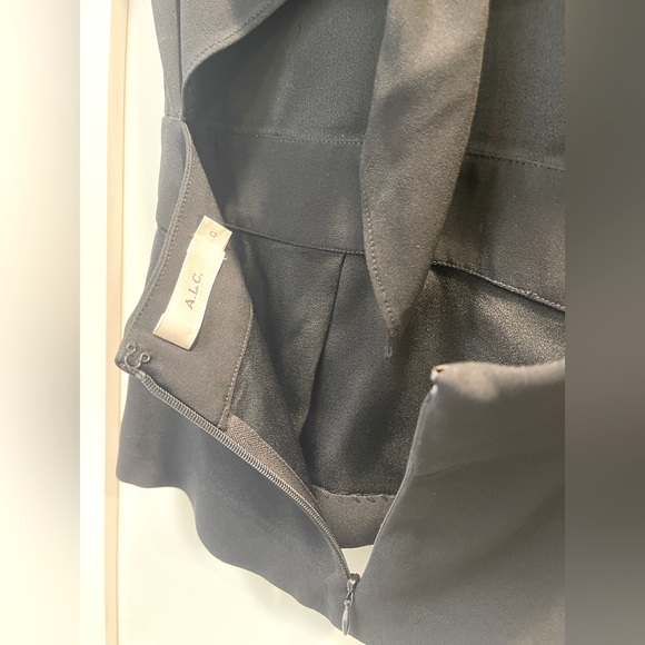 A.L.C. Black Top Open Back + Tie - Picture 3 of 4
